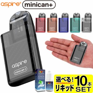 VAPE POD ASPIRE minican+ 電子タバコ ベイプ アスパイア ミニカン プラス ベイプ POD タイプ スターターキット 本体 持ち運び シーシャ 