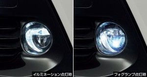 トヨタ純正　LEDフォグランプ (イルミネーション付)　プリウスα 40系後期