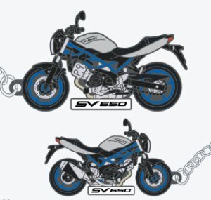 スズキ純正　ラバーキーホルダー [SV650]　SUZUKIコレクション