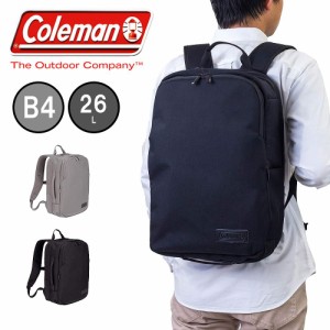 コールマン リュック Coleman アウトビズ トラベル バックパック 26L B4 大容量 大きめ 出張 リュックサック ビジネスリュック メンズ レ