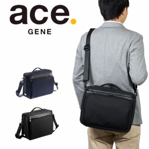 エース ショルダーバッグ A4サイズ 横型 ace.GENE エースジーン フレックスライトフィット バッグ メンズ 大容量 大きめ 通勤 aceGENE プ