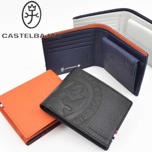 カステルバジャック 財布 二つ折り メンズ レディース ピッコロ CASTELBAJAC 二つ折り財布 バジャック 本革 革 レザー 2つ折り 2つ折り財