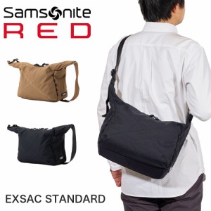 サムソナイト レッド ショルダーバッグ Mサイズ Samsonite RED エクスサック スタンダード メンズ レディース ショルダーバック 大容量 