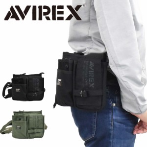 AVIREX ショルダーバッグ ウエストバッグ アビレックス バッグ アヴィレックス メンズ レディース ヒップバッグ ウエストポーチ シザーバ