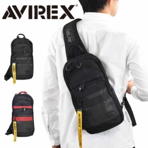 AVIREX ボディバッグ B5 メンズ 大容量 アビレックス バッグ ショルダーバッグ アヴィレックス ボディバック ボディーバッグ ブランド 人