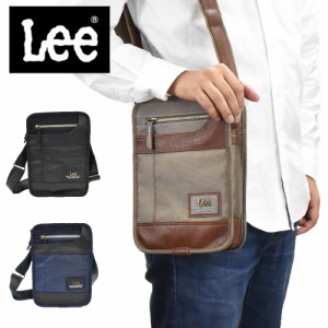 Lee リー ショルダーバッグ 縦型 バッグ メンズ ブランド ショルダーバッグ ボディバッグ 斜め掛けバッグ 斜めがけバッグ 肩掛けカバン 