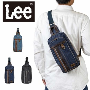 Lee リー ボディバッグ デニム メンズ ブランド ワンショルダー ショルダーバッグ ボディーバッグ ボディバック 斜め掛けバッグ 斜めがけ