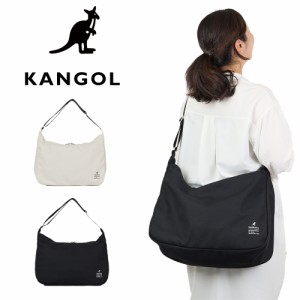 カンゴール ショルダーバッグ KANGOL レディース ブランド 軽量 軽い 大人 コットン 帆布 ハーフムーン 三日月型 大きめ 大きい 大容量 2