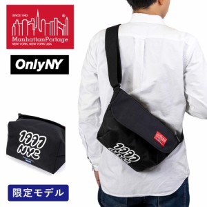 マンハッタンポーテージ ショルダーバッグ B5 Manhattan Portage Only NY NYC Print 40周年 限定モデル メンズ レディース 大容量 ショル