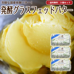 発酵グラスフェッドバター 国産 送料無料 100g×3個 ノーマル＆発酵 お取り寄せ ［冷蔵 / 冷凍可］ aug