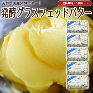 発酵グラスフェッドバター 国産 送料無料 100g×5個 ノーマル＆発酵 お取り寄せ ［冷蔵 / 冷凍可］ aug