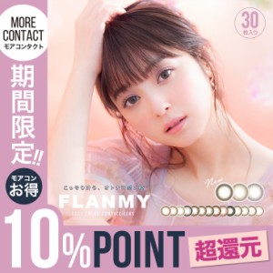 当日発送 カラコン フランミー ワンデー 1箱30枚入 度あり 度なし 14.2mm 14.5mm 佐々木希 FLANMY 1day UVカット 高含水 カラー コンタク