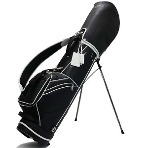 ペッレモルビダ ゴルフ キャディバッグ スタンドバッグ スタンド ユニセックス 約3.7kg 9.0型 5分割 レア ブランド 正規品 黒 ブラック p