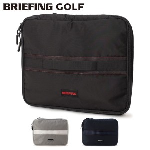 10％オフ ブリーフィング ゴルフ ポーチ メンズ レディース Mサイズ 小物入れ バッグ アクセサリー スクエア型 チャック ブランド 黒 紺 