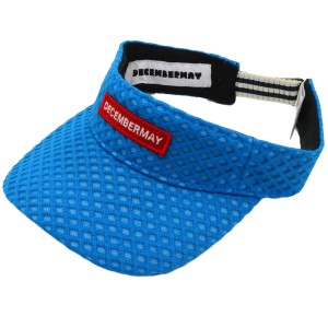 ディセンバーメイ ゴルフ バイザー メンズ レディース サンバイザー メッシュ キャップ 帽子 ブランド 青 ブルー 3-999-5110 DECEMBERMAY