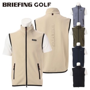 ブリーフィング ゴルフ ベスト メンズ ジップアップベスト ゴルフウェア BRIEFING GOLF BBG231M13