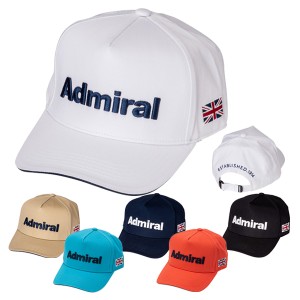 アドミラルゴルフ キャップ メンズ ベーシックツイル 通気 カノコ ゴルフキャップ ADMB323F Admiral Golf