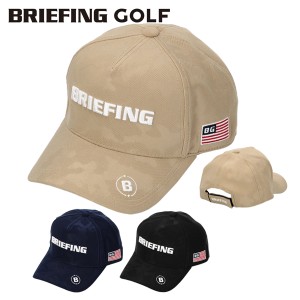 ブリーフィング ゴルフ キャップ メンズ 帽子 ゴルフキャップ ブランド ベルクロ カモ 迷彩 総柄 BRIEFING GOLF BRG231M80