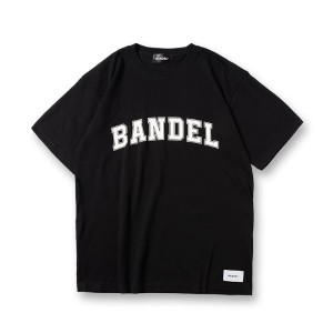 バンデル Tシャツ 半袖 メンズ シャツ クルーネック 無地 ロゴ ブランド 春 夏 秋 T033A-BK BANDEL