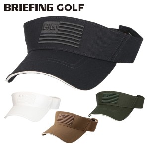 ブリーフィング ゴルフ サンバイザー メンズ 帽子 バイザー ゴルフバイザー ベルクロ BRIEFING GOLF BRG231M86