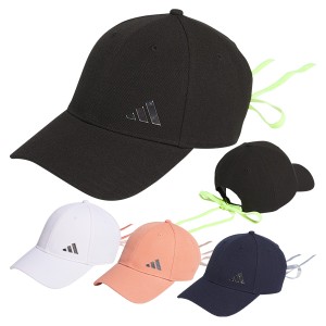 アディダス ゴルフ キャップ レディース 帽子 リボンキャップ バックリボン ゴルフキャップ 無地 MMS56 adidas golf