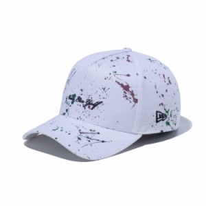 ニューエラ ゴルフ キャップ メンズ レディース 帽子 スプラッシュ ゴルフキャップ 9FORTY A-Frame 13762973 NEW ERA 総柄 シール スナッ