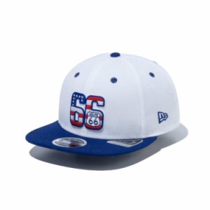 ニューエラ ゴルフ キャップ コラボ メンズ レディース 帽子 9FIFTY ROUTE 66 国道 平つば 13772542 NEW ERA ブランド 無地 シール フラ