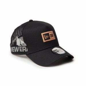 ニューエラ キャップ メッシュ メンズ レディース 帽子 ボックスロゴ メッシュキャップ 9FORTY A-Frame 14307269 NEW ERA 無地 シール ス