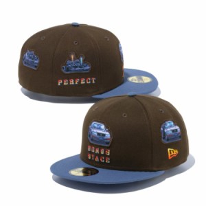 ニューエラ キャップ コラボ メンズ レディース 帽子 ストリートファイター 59FIFTY 14125312 NEW ERA 無地 シール 平つば フラットバイ