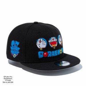 ニューエラ キャップ コラボ メンズ レディース 帽子 9FIFTY ドラえもん 平つば 14174554 NEW ERA ブランド 無地 シール フラットバイザ