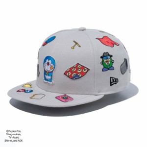 ニューエラ キャップ コラボ メンズ レディース 帽子 9FIFTY ドラえもん 平つば 14174555 NEW ERA ブランド 無地 シール フラットバイザ