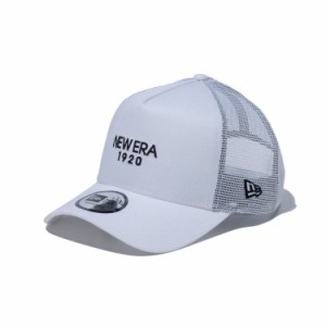 ニューエラ キャップ メッシュ メンズ レディース 帽子 ロゴ メッシュキャップ 9FORTY A-Frame 14109700 NEW ERA 無地 シール スナップバ