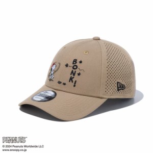 ニューエラ ゴルフ キャップ コラボ メッシュ メンズ レディース 帽子 ピーナッツ ゴルフキャップ 9FORTY 14124315 NEW ERA 無地 カーブ