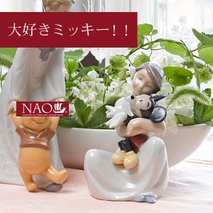 オブジェ 置き物 高品質 人形 フィギュリン かわいい 磁器製品 プレゼント 陶磁器製 手作り人形 NAO(大好きミッキー！！) 高品質 人形 フ