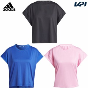 アディダス adidas ランニングウェア レディース YOGA ヨガ スタジオ Tシャツ KNS52- 2024SS 