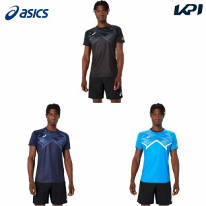 アシックス asics バレーボールウェア メンズ   クールグラフィック半袖シャツ 2051A356 2024SS