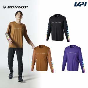 ダンロップ DUNLOP テニスウェア ユニセックス   ロングスリーブTシャツ DAL-8403 2024SS