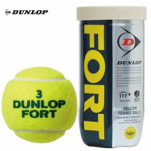 【365日出荷】DUNLOP（ダンロップ）「FORT（フォート）[2個入]1缶」テニスボール 『即日出荷』