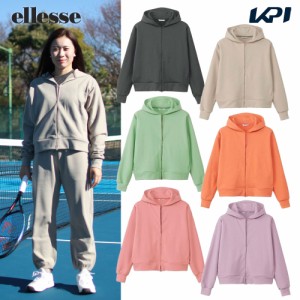 エレッセ Ellesse テニスウェア レディース   コンフォートフルジップフーディ EW323320 2023SS