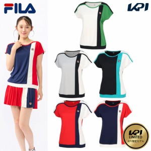 【別注数量限定】フィラ FILA テニスウェア レディース ゲームシャツKPI限定コラボモデル VL2760 2023FW『即日出荷』