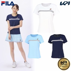 フィラ FILA テニスウェア レディース   ゲームシャツ KPI限定コラボモデル VL2890 2024SS『即日出荷』