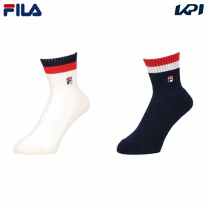 フィラ FILA テニスアクセサリー メンズ   ライン入リソックス VM9781 2024SS