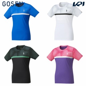 ゴーセン GOSEN テニスウェア レディース   ゲームシャツ T2409 2024SS