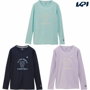 ルコック le coq sportif テニスウェア レディース   汗染み軽減長袖シャツ QTWXJB03 2024SS