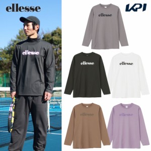 エレッセ Ellesse テニスウェア ユニセックス ハイゲージロングスリーブロゴティ EU123102 2023FW