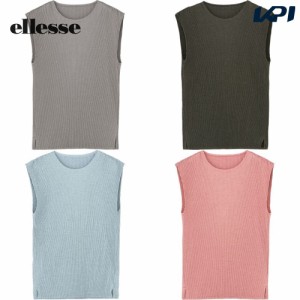 エレッセ Ellesse テニスウェア レディース フロウプリーツフレンチスリーブシャツ EW023108 2023FW