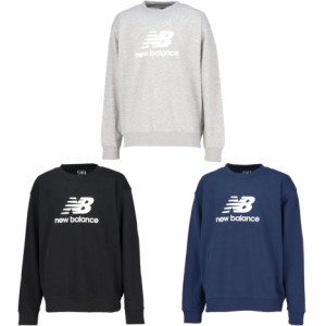 ニューバランス NEW BALANCE マルチSPウェア メンズ   Sport Essentials Stacked Logo スウェットクルー MT41500 2024SS