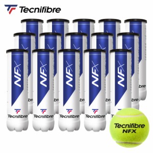 【365日出荷】テクニファイバー Tecnifibre テニスボール  NFX（エヌエフエックス）4個入 1箱（15缶/60球） TBA4NF1 『即日出荷』