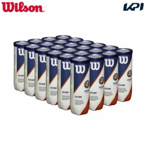 ウイルソン Wilson テニスボール  ローランギャロス クレーコート ROLAND GARROS CLAY COURT 3球入 1箱（24缶入） WRT125000 『即日出荷