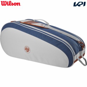 ウイルソン Wilson テニスバッグ・ケース  ROLAND GARROS 2024 ローランギャロス TEAM 6PK チーム ラケットバッグ WR8031401001『即日出